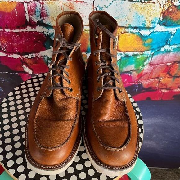 Andrew Marc Ashford AMASHFL-2274 Men's Boots Sz 12 M Brown Leather Lace Up - Picture 6 of 8